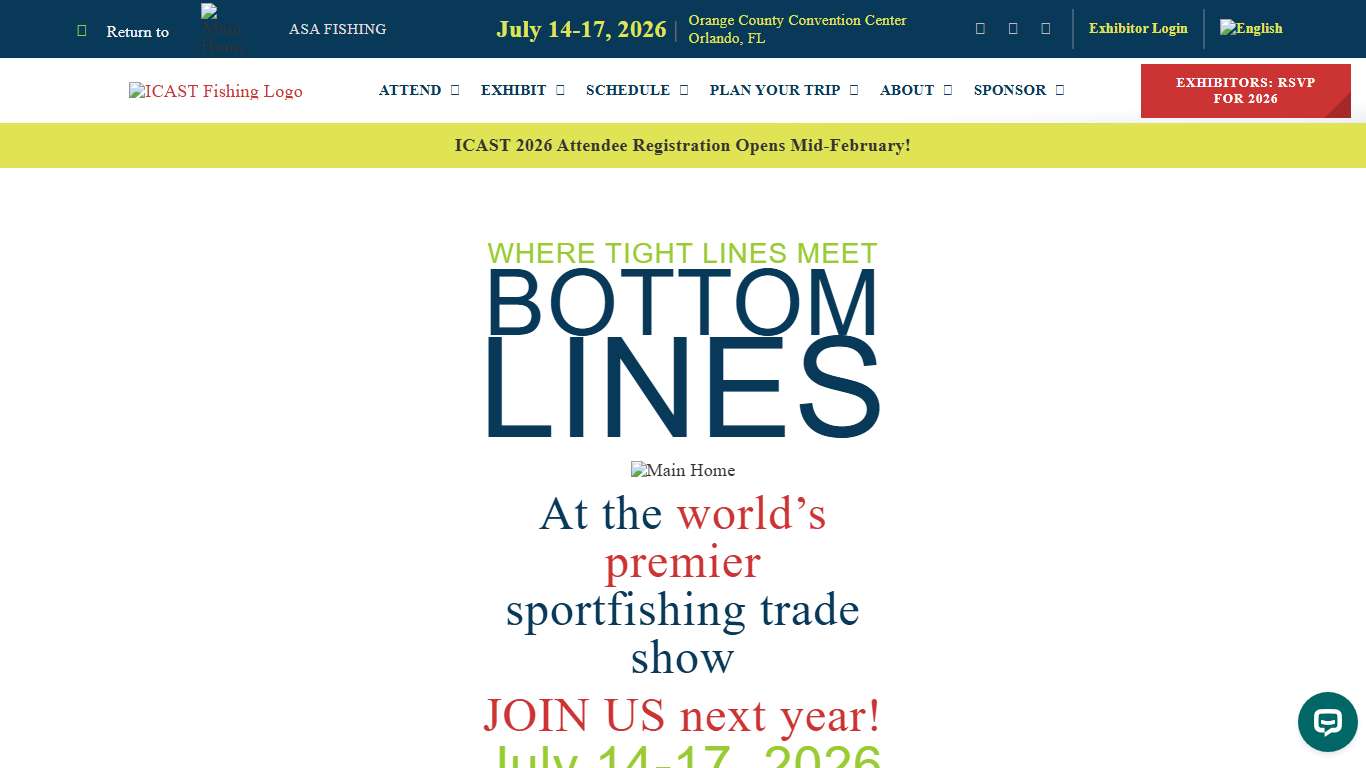 ICAST Fishing - The World's Largest Sportfishing Trade Show